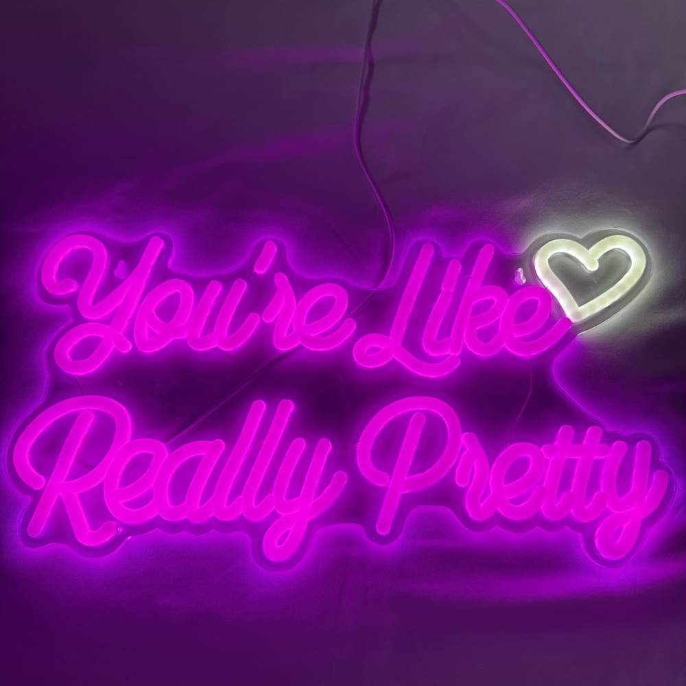 Neon wall sign